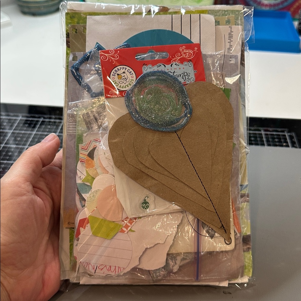 Crafting Ephemera Set with Stamps and Embellishments - Picture 2 of 8